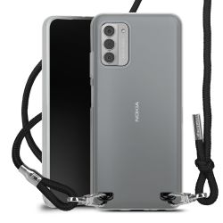 New Carry Case Transparent Stoff schwarz/silber